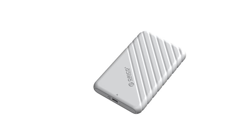 Orico War - Boîtier de disque dur externe de 2,5 po SATA vers HDD - Blanc(Open Box)