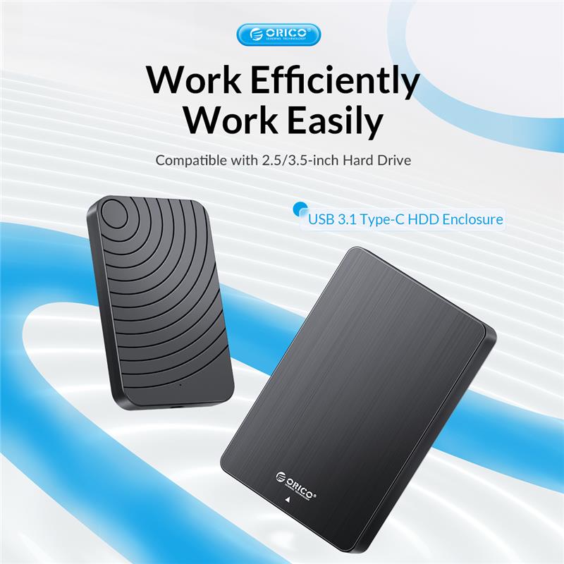 Boîtier Externe Pour Disque Dur 3,5 Pouces USB-C - Compatible HDD/SSD SATA Jusqu'à 6 To, Vitesse 6 Gbps, Alimentation 12V Incluse