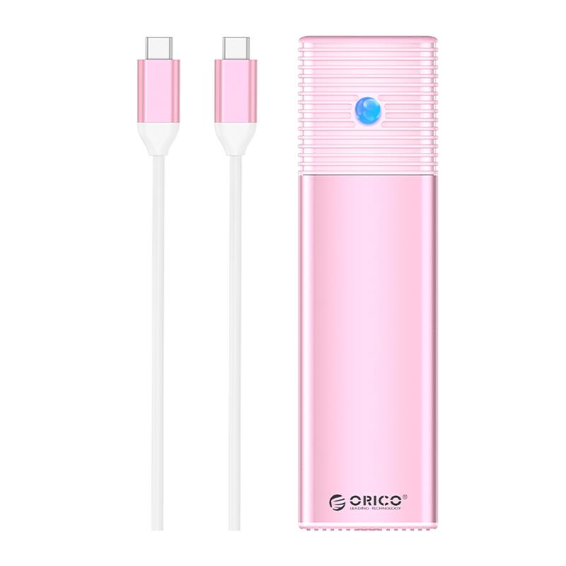 ORICO USB3.2 Gen2 USB-C M.2 NVMe SSD Enclosure (10Gbps) - Pink