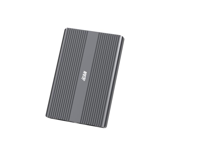 ICAN Boîtier SSD M.2 NVMe et NGFF à double protocole et deux baies