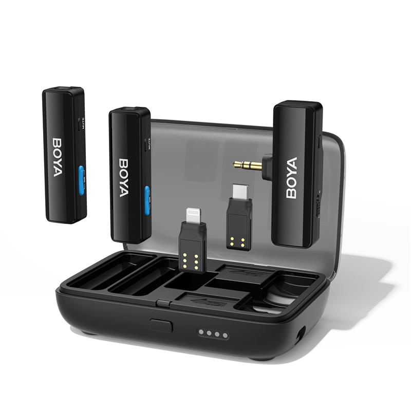 BOYA BOYALINK Wireless Microphone System, Black(Open Box)