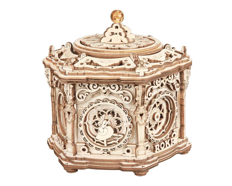 ROKR 3D Wooden Puzzle,Secret Garden Music Box,Renaissance Inspired