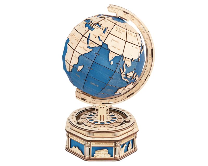 ROKR 3D Wooden Puzzle,ROKR Globe,DIY Enthusiasts