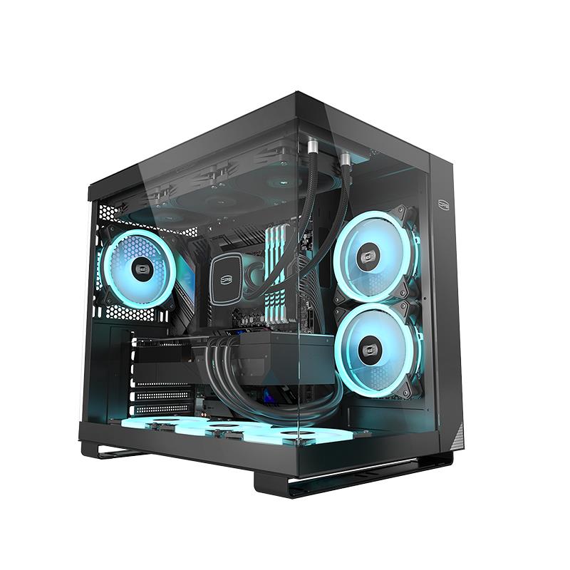PCCOOLER C3T500 ARGB PC Case Mid Tower Desktop Computer Gaming Case