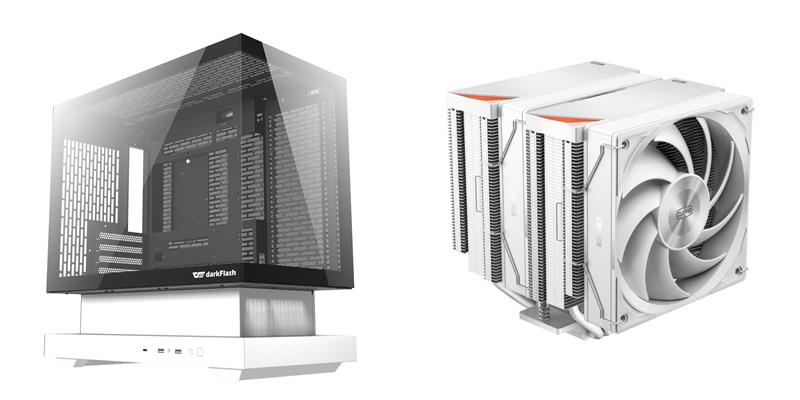 DarkFlash F1+PCCOOLER CPS RZ620  WHTIE