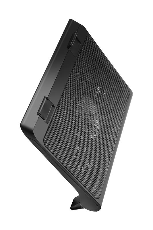 Support de refroidissement pour ordinateur portable ICAN avec 5 ventilateurs, pour ordinateur portable de 15 à 17,3 pouces