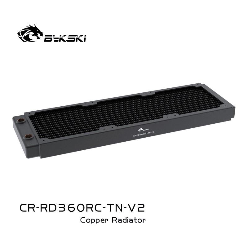 Bykski 360mm x 30mm RC Series Radiator, 120mm x 3, Triple Fan Black