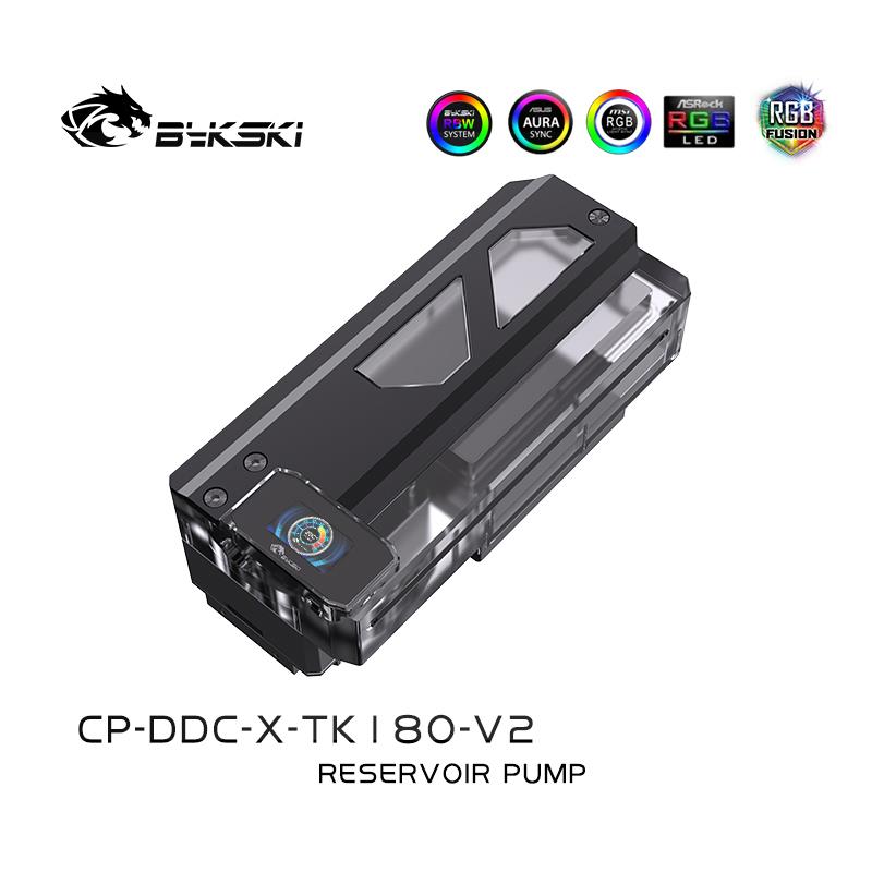 Bykski DDC Pump / 180mm Reservoir Station w and 5v Addressable RGB