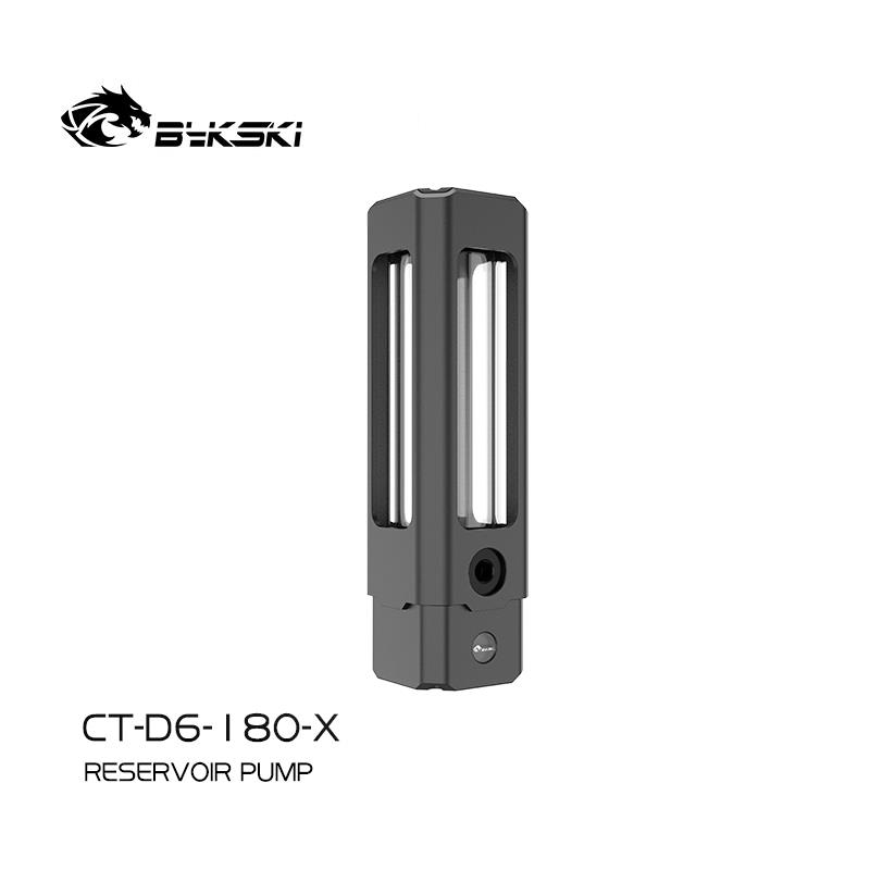 Bykski CP-D6PB-X Pump / 180mm PMMA Reservoir Combo - Black