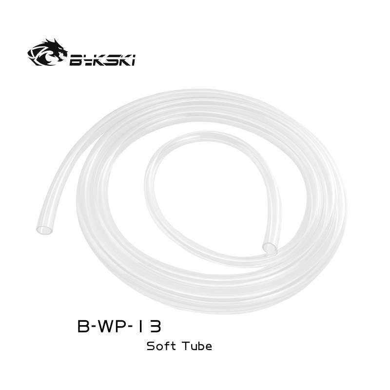Bykski 10mm x 13mm Flexible PVC Tubing - Clear - 1 Meters