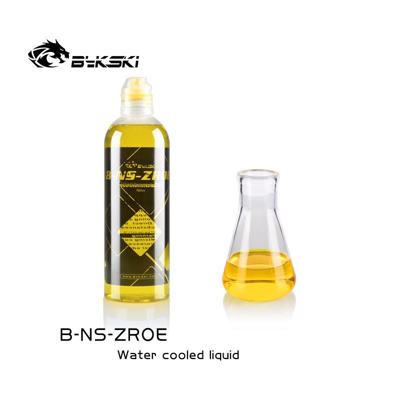 Liquide de refroidissement Bykski ZROE – Jaune 500 ml (B-NS-ZROE)