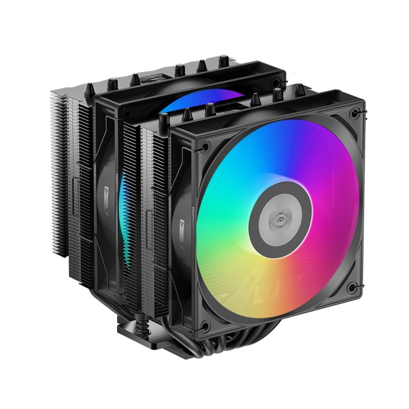 PCCOOLER CPS RT620 ARGB Dual Tower CPU Air Coo, 265W TDP,6 Heat Pipes