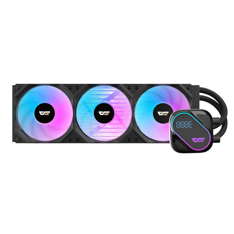 DarkFlash DO360 360mm Liquid AIO CPU Cooler with LCD Screen