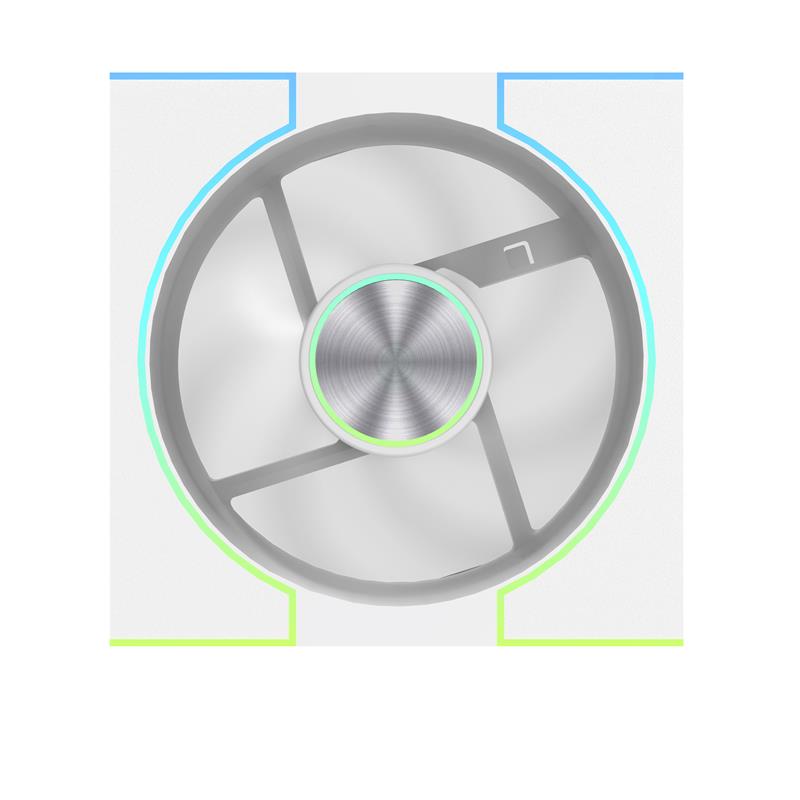 DarkFlash 120 mm Régulier Ventilateur  Noir