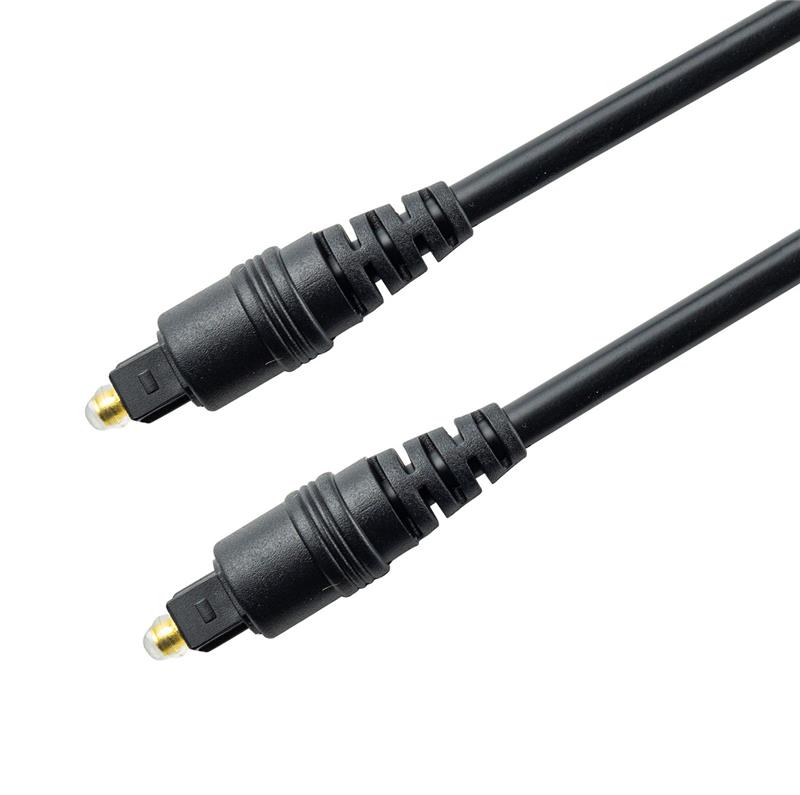 iCAN 5.0mm Fiber Optic Digital Toslink Audio Cable - 25 ft