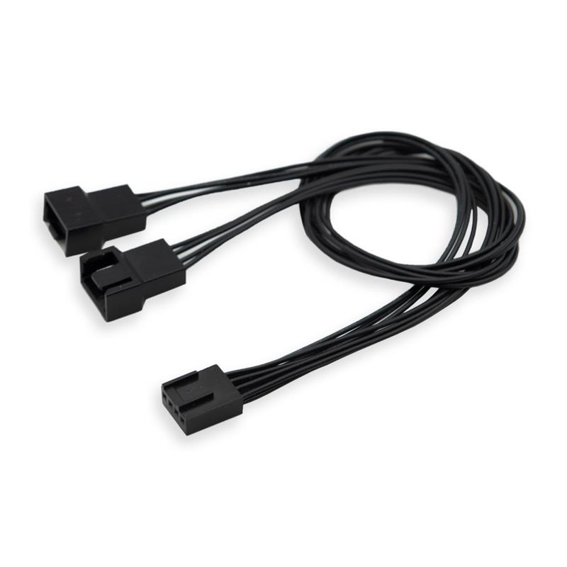 iCAN Internal Fan Power Splitter Cable for two CPUS, 12 Inches(Open Box)