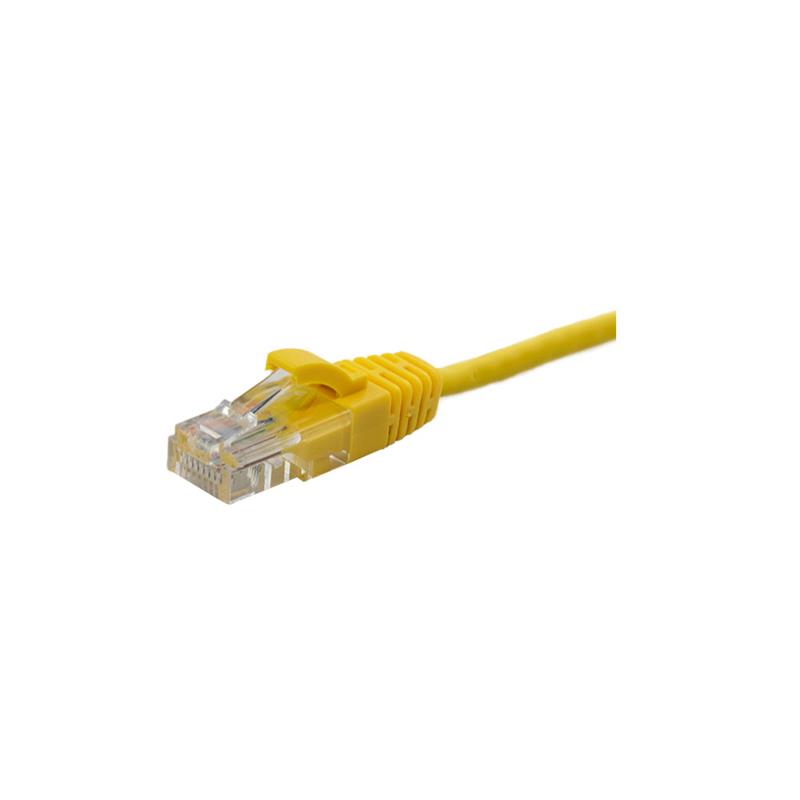 iCAN Super Slim Premium CAT6 LAN Patch Cable, High Speed 1Gbps 250MHz, with Strand-relief Yellow Boots, 28AWG, 7FT(Open Box)