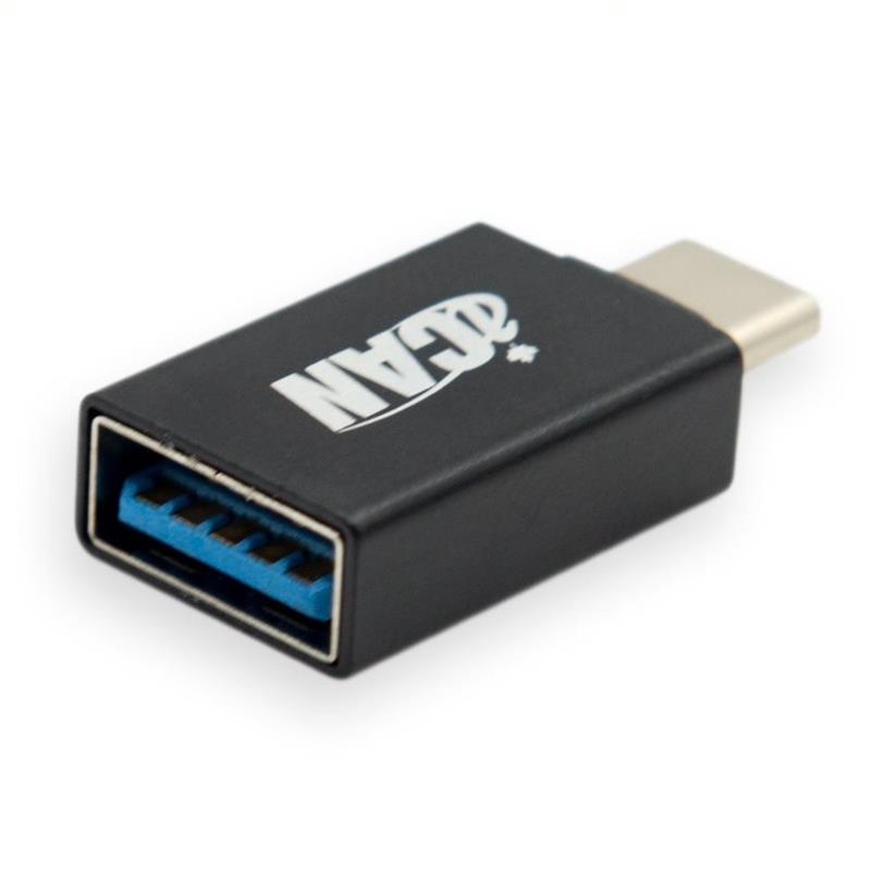 iCAN Type C to USB 3.0 Adapter, Black (ZXN-09)(Open Box)