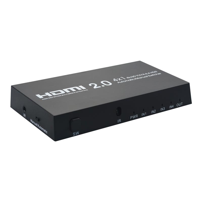 iCAN 4-Port HDMI Switch with Remote Control 4K@60Hz(Open Box)