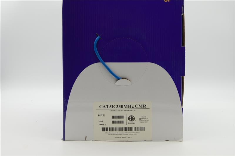 iCAN CAT5e CMR Network Cable w/o Ends - 1000 ft. (Blue) (C5E-1KSTFT4BLU)