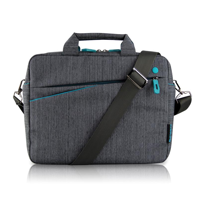 KINGSLONG 15.6" Notebook Messenger Bag, Linen Grey