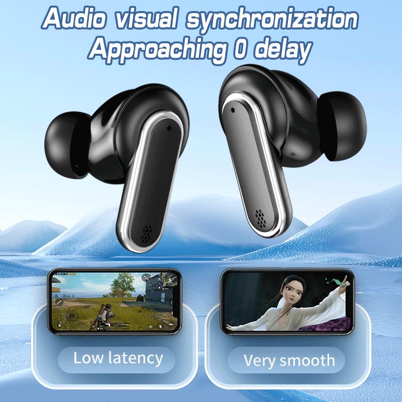 iCAN YX27GLD TWS, ANC, ENC, Wireless Earbuds with Smart Screen
