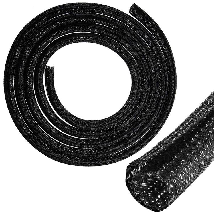 iCAN flame-retardant cable sleeve, 13mm/ 3m (10ft), Black