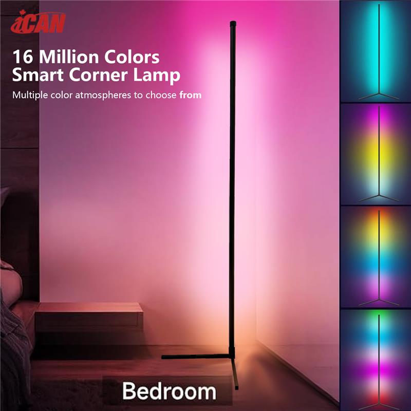 iCAN Smart Corner Floor Lamp, Music Sync, Remote Control. - Canada ...