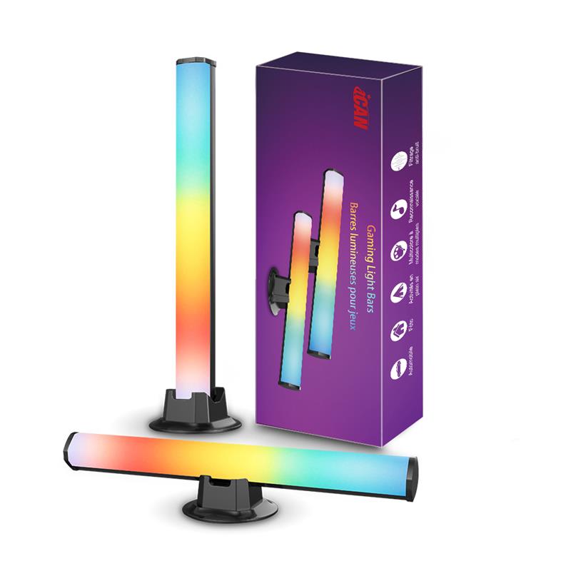 iCAN RGB+IC Smart LED Light Bars, 16 Million Colors, Music Sync.
