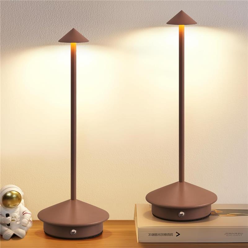 iCAN LED Table Lamp, Brown.