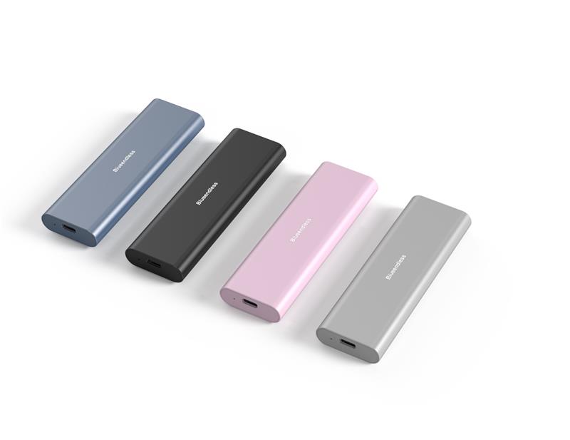 Blueendless  M2815SN Aluminum Alloy Dual Protocol free tool External  Type C USB 3.1 10Gbps M.2 NVMe & 5Gbps NGFF SSD Enclosure