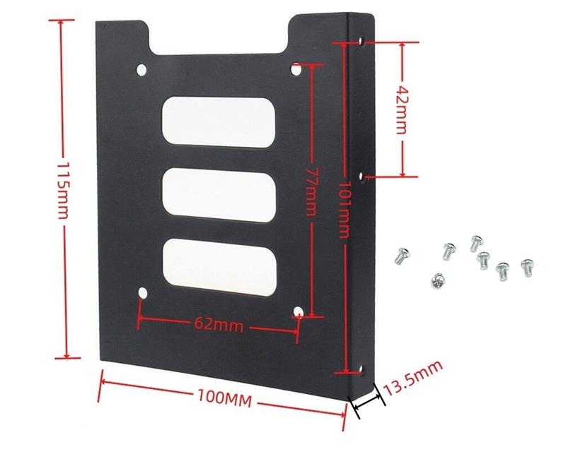 iCAN LC02 2.5" to 3.5" Hard Drive Bracket