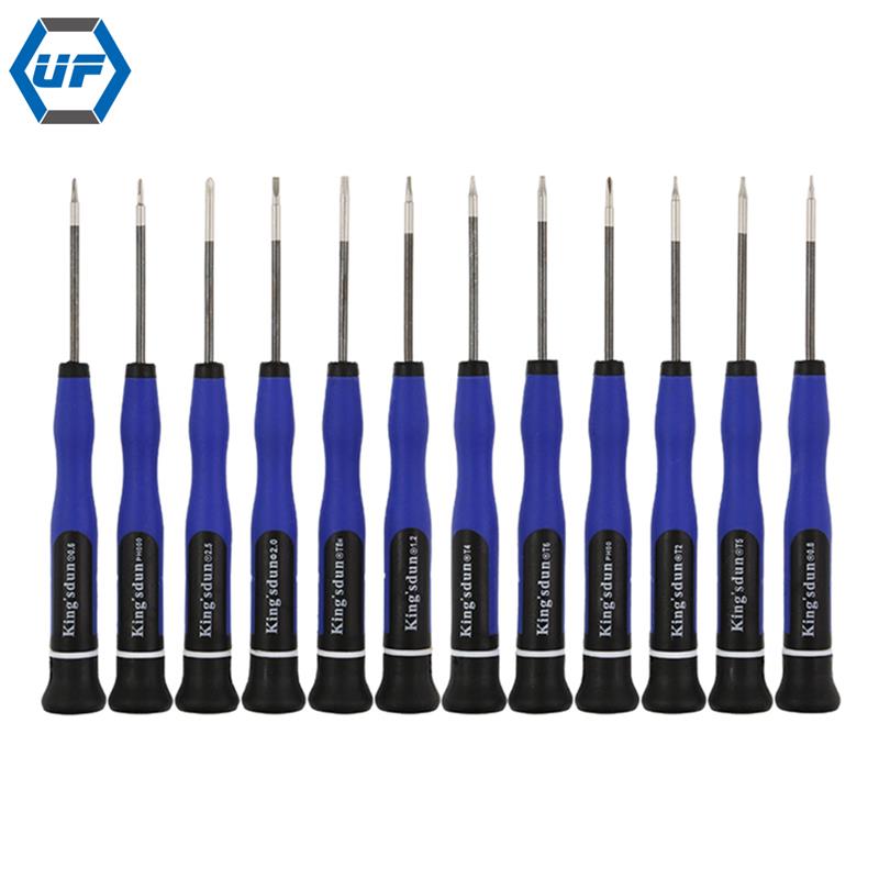 King'sdun KS-666-12 12 Pieces Precision Screwdriver Set for Repairing Mobile Phone, Computer, Camera, Console, TV and Projector