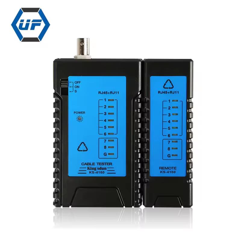 King'sdun Professional Network RJ45 RJ11 RJ12 CAT5 UTP LAN Cable Tester (KS-4160)(Open Box)