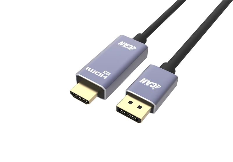 iCAN  DisplayPort to HDMI Cable,4K@60Hz,High Speed, M/M, 3FT