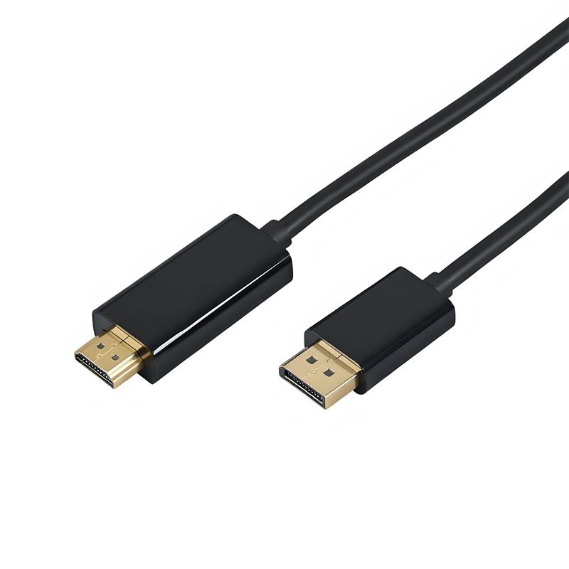 iCAN Displayport to HDMI Cable, Male to Male, 10FT