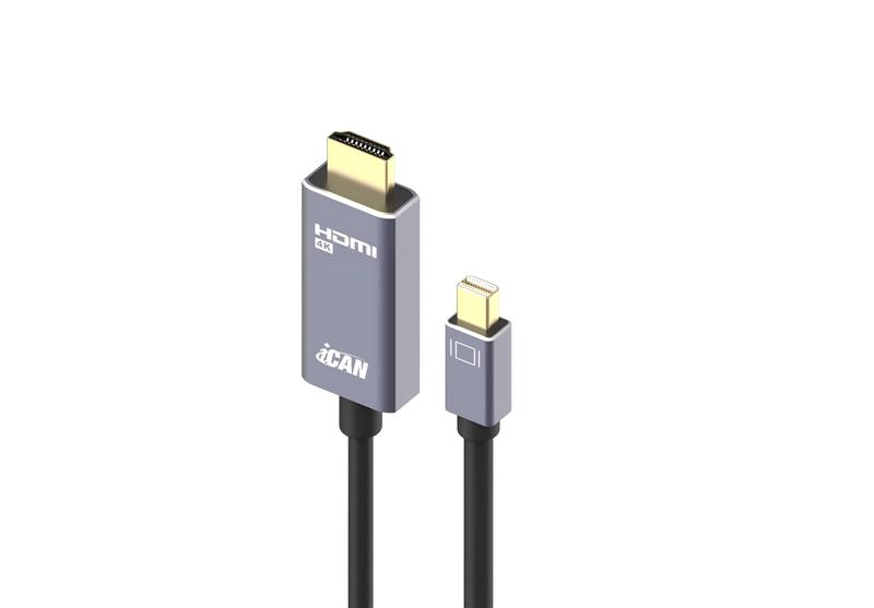 Mini DisplayPort to HDMI Cable,4K@30Hz