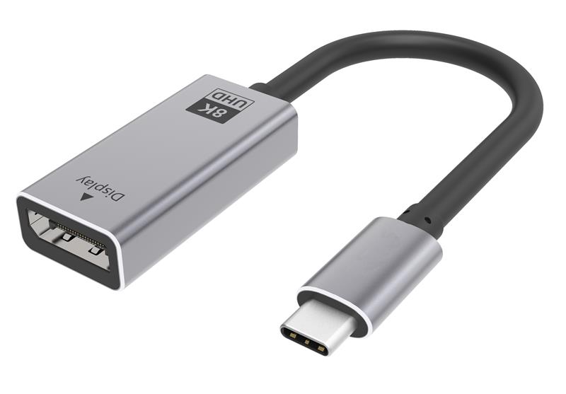 iCAN USB Type C to DisplayPort, 8K, Male to Female, Adapter(Open Box)