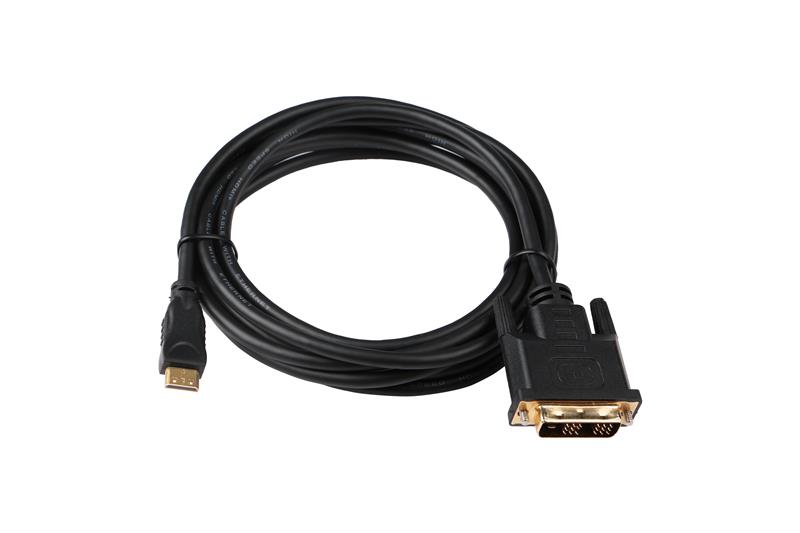 iCAN Mini HDMI to DVI(DVI-D), 6FT, Black