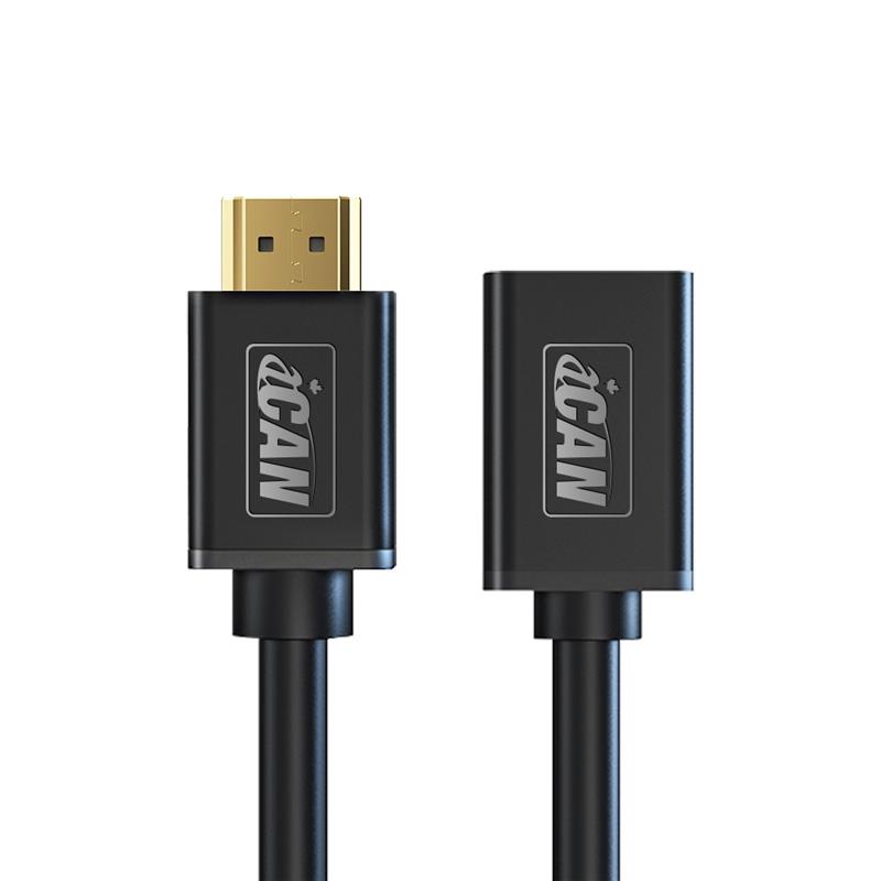 iCAN HDMI Extension Cable,4K@60Hz, Male to Female, 3FT(Open Box)