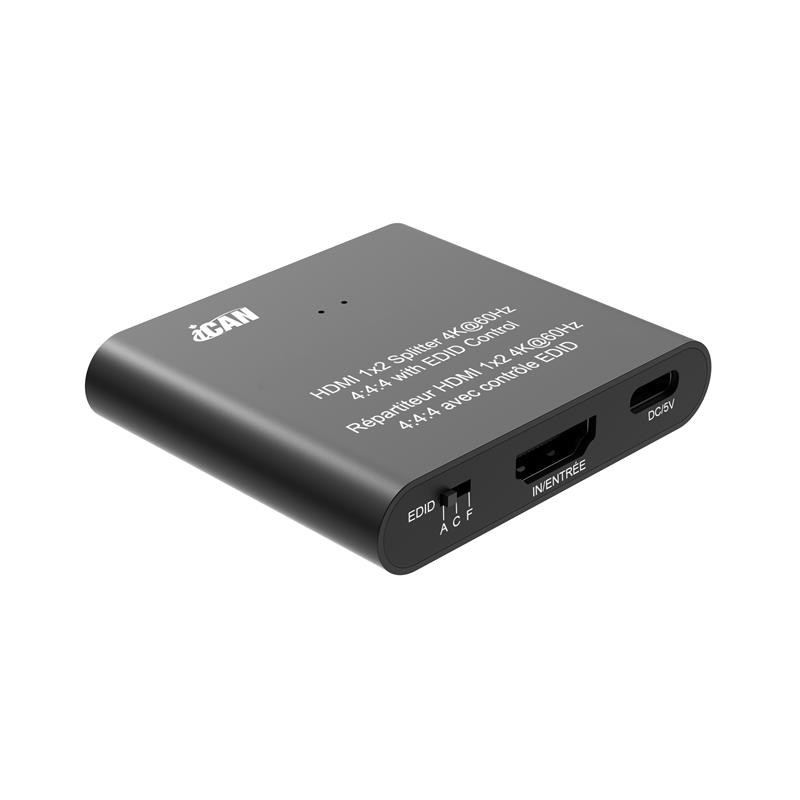 Répartiteur HDMI iCAN Premium 1x2 4K à 60 Hz(Open Box)