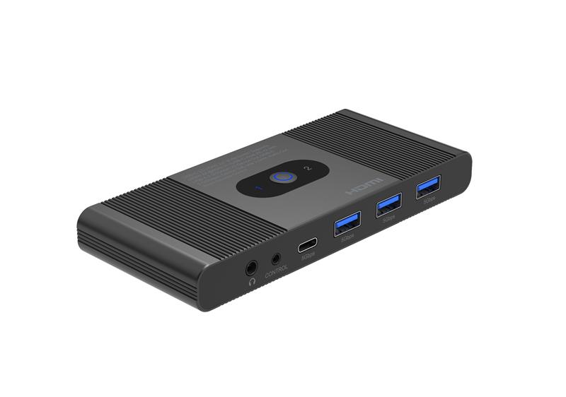 iCAN Premium KV-2X8K HDMI/USB-C KVM Switch(Open Box)