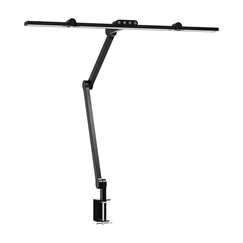 iCAN LED Clamp Desk Lamp with RGB Color Changing, Music Sync.