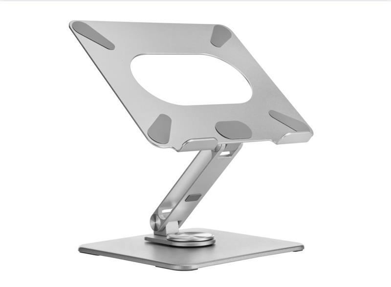Support ergonomique pour tablette et ordinateur portable ICAN avec base rotative à 360°