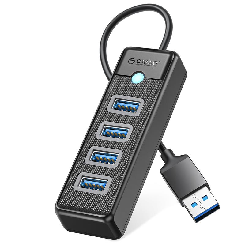 Orico 4-Port USB 3.0 Data Transfer Hub with USB-A Input