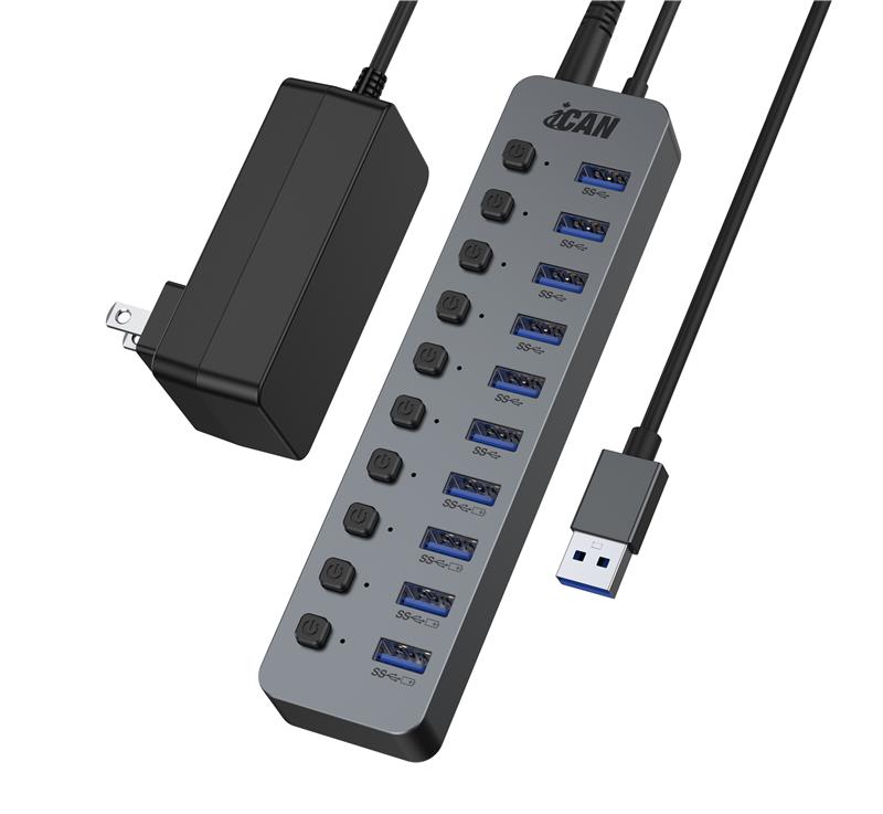 iCAN Hub USB 3.0 à 10 ports...