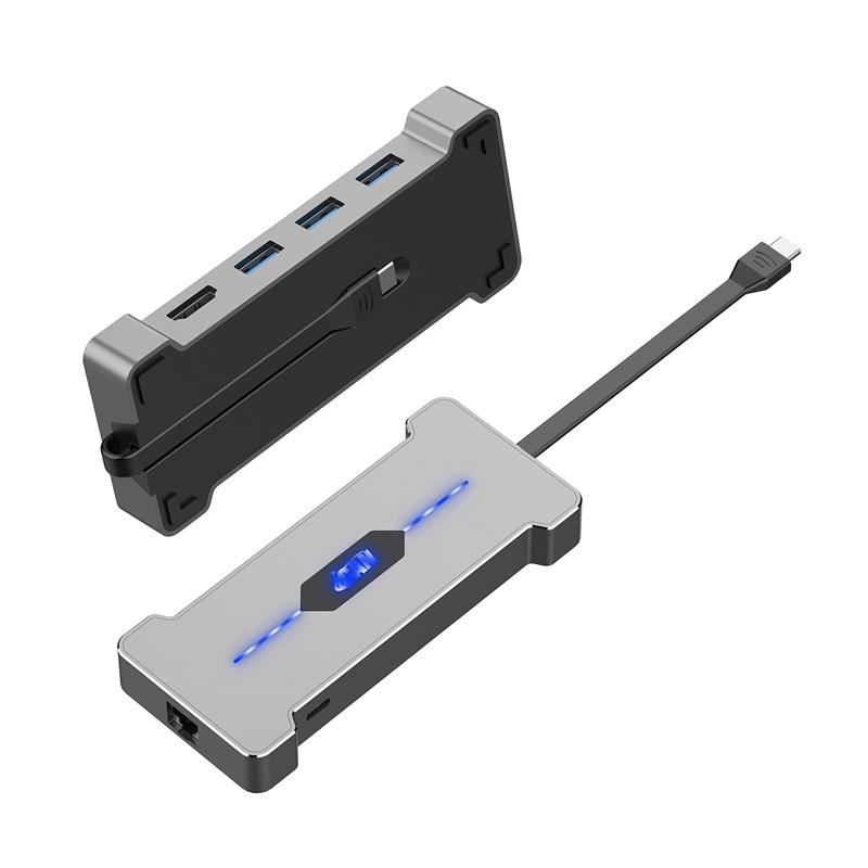 iCAN Hub HDMI Ethernet USB-C 6 en 1