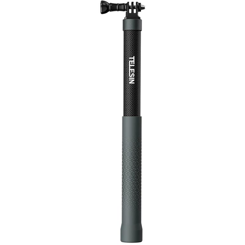 TELESIN 1.2m Adjustable Carbon Fiber Selfie Stick