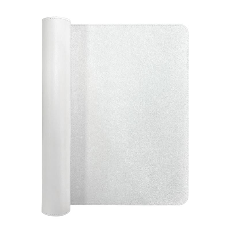 Sous-main en cuir noir et liège iCAN avec bord huilé