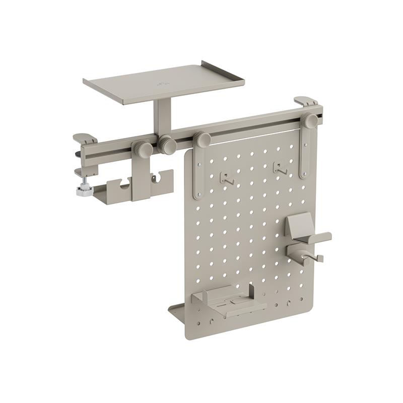 ICAN Deskmatics Gaming Rail Storage System, Light Brown